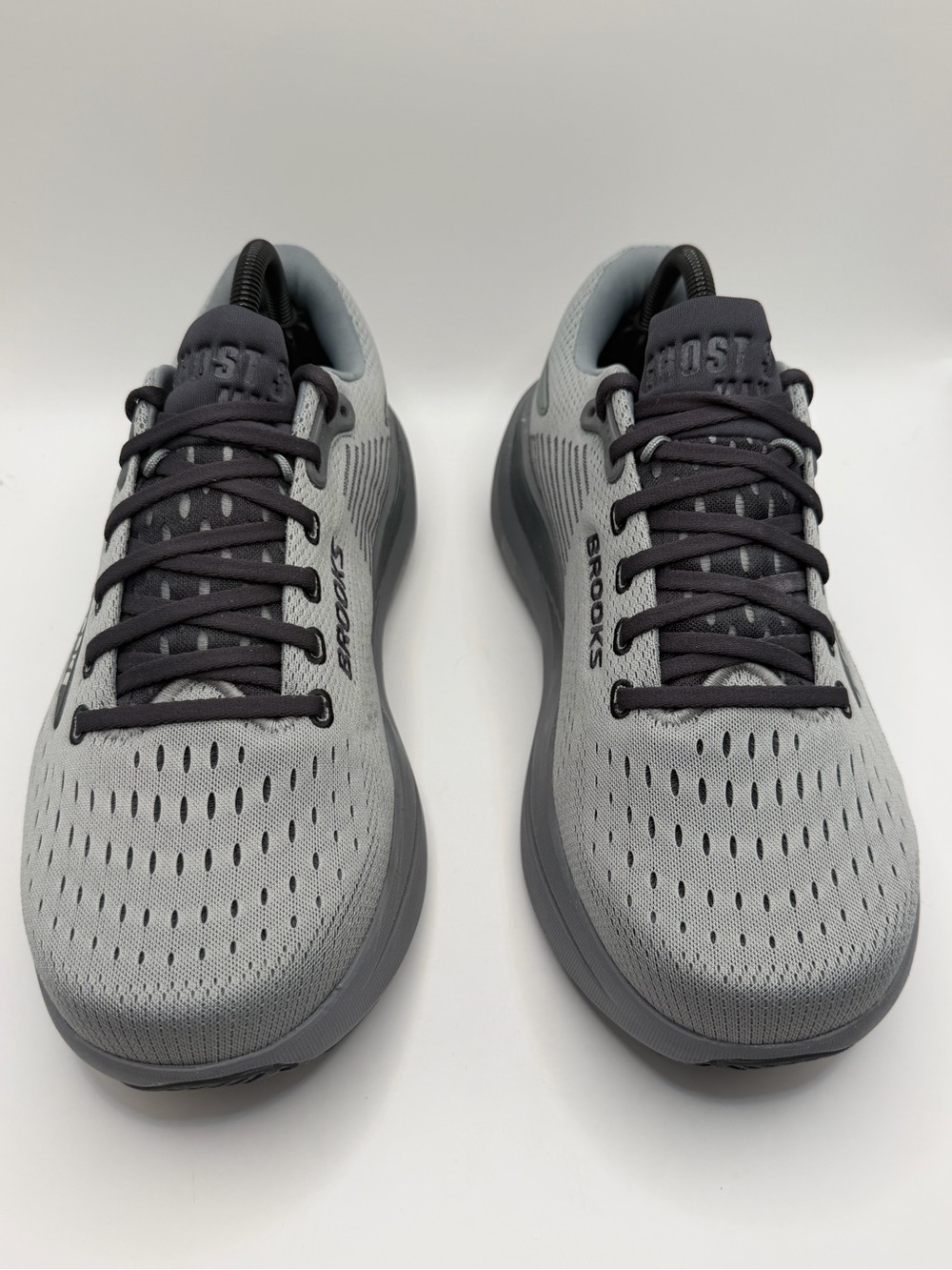 Brooks Ghost Max 3 Mens Size 8.5 4E Extra Wide Gray Road Running Shoes - Picture 4 of 16